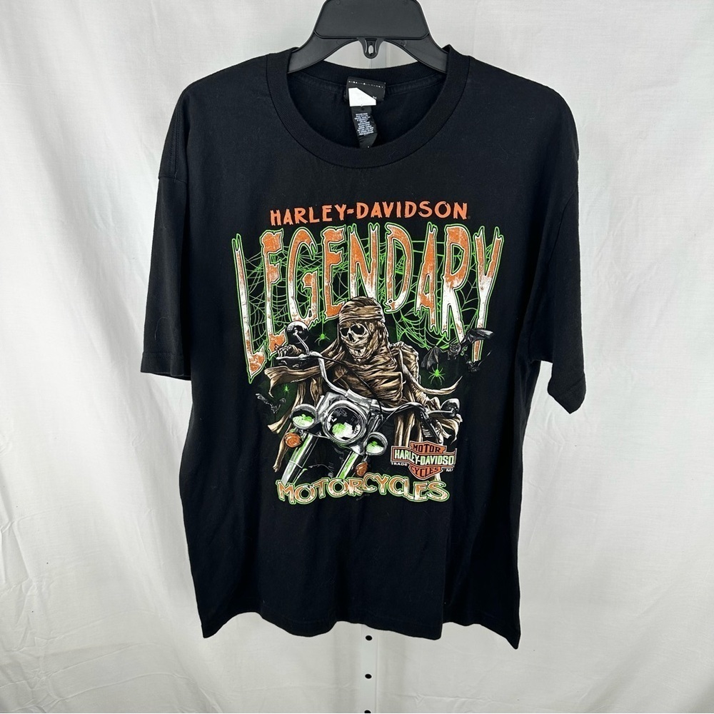 Harley Davidson Men’s Legendary Chattanooga Tennessee Black Shirt Size L